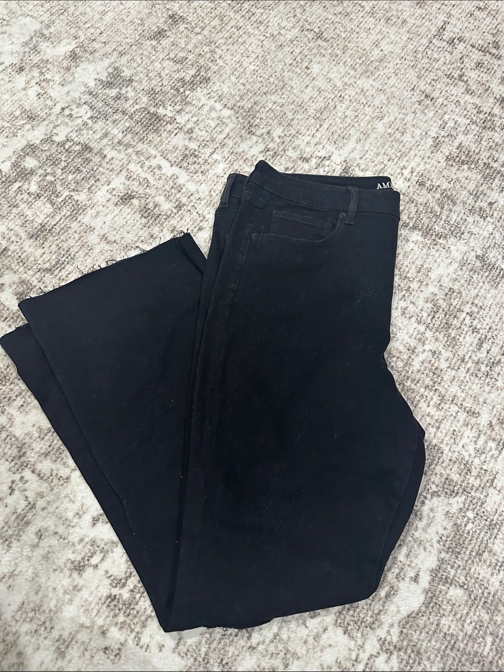 American Eagle Outfitters Black Straight Leg Jeans - Size 20 short - brand new